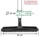 Parkettdüse Rosshaar EXTRA BREIT passend zu allen Staubsaugern mit 32 mm Saugrohr